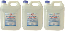 de-ionized 4ltr containers